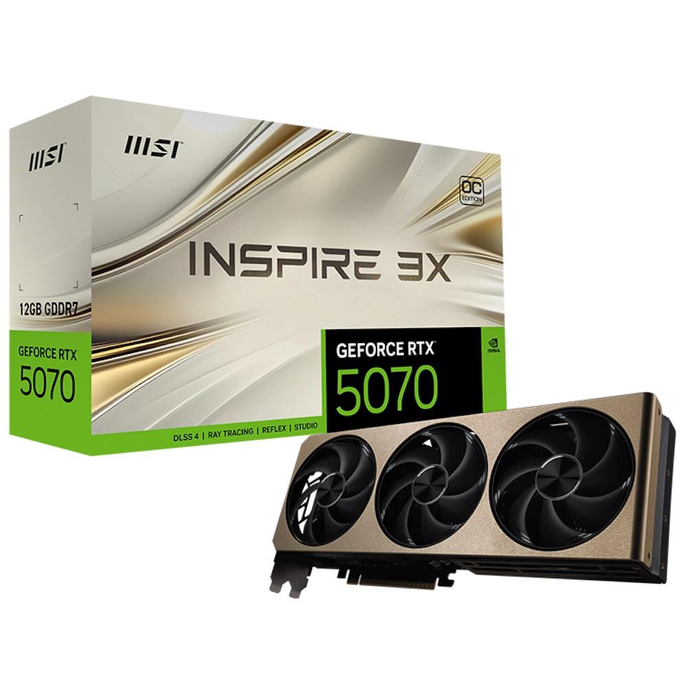 Grafikkort Msi Geforce Rtx 5070 Inspire 12gb Gddr7