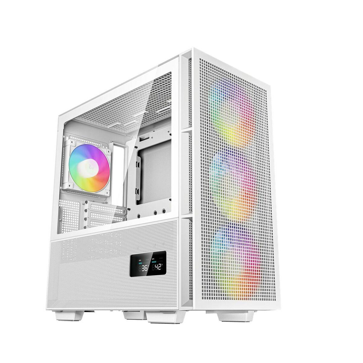 Kabinet Atx Midi Tower Deepcool Hvid Med Rgb