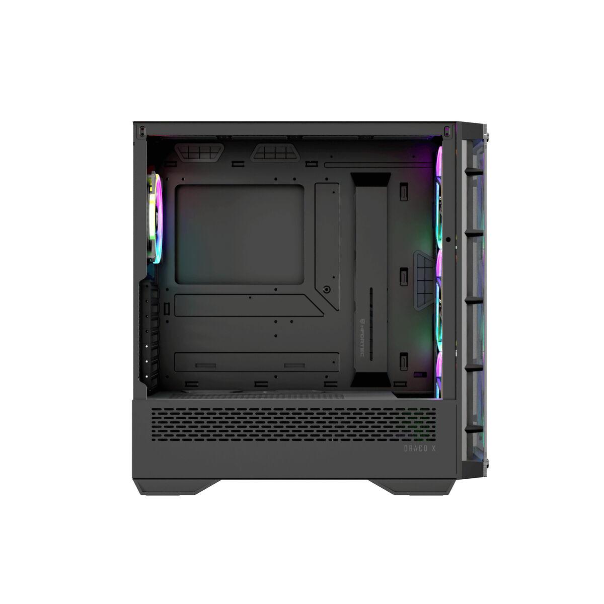 Kabinet Atx Midi Tower Nfortec Draco Sort
