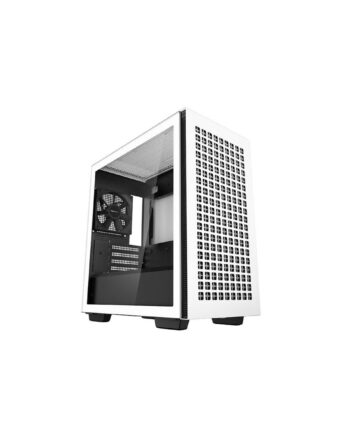 Kabinet Atx Miditower Deepcool Hvid Sort Med Hærdet Glas