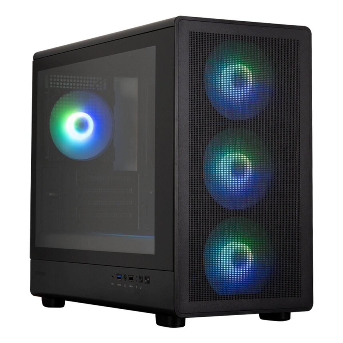 Kabinet Atx Semi Tårn Zalman Argb Sort