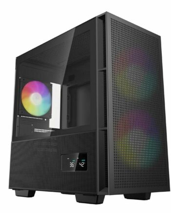 Kabinet Atx Semitårn Deepcool Sort Med Hærdet Glas