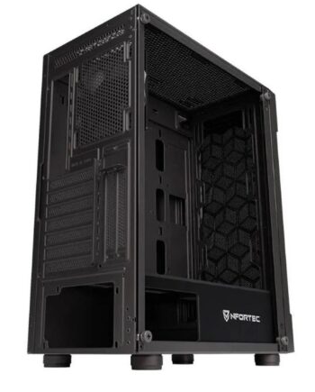 Kabinet Atx Semitårn Nfortec Azir Sort
