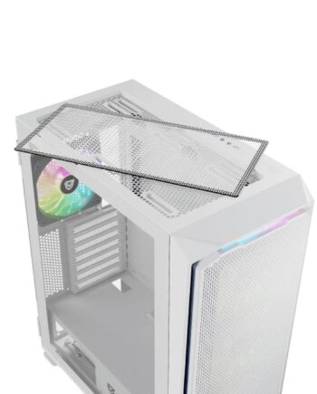 Kabinet Med Mesh Front Nfortec Krater Hvid