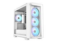 Kabinet Microatx Asus A23 Plus Hvid Med Glas