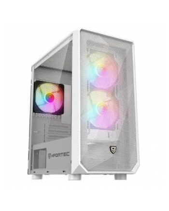 Kabinet Nfortec Dys Hvid Micro Atx