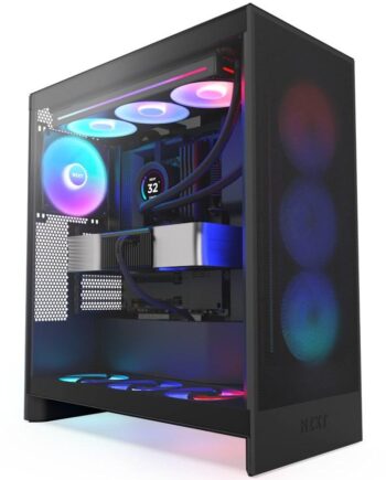 Kabinet Nzxt Flow Rgb Midi Tower Sort