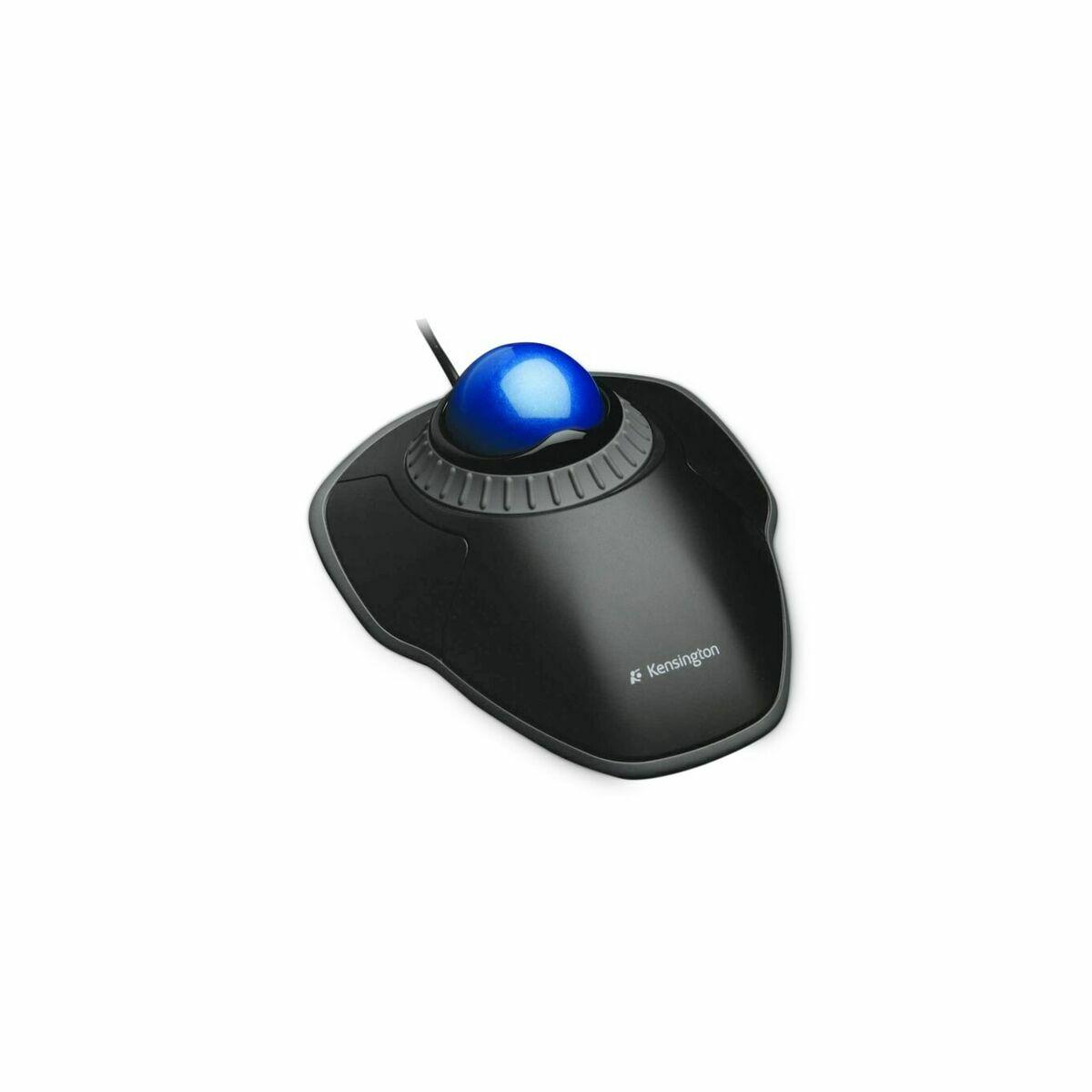 Kensington Orbit Trackball Mus Med Rullering Sort Blå Usb