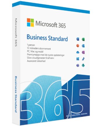 Kontorsoftware Microsoft 365 Business Standard Licensabonnement Bruger Til Enheder