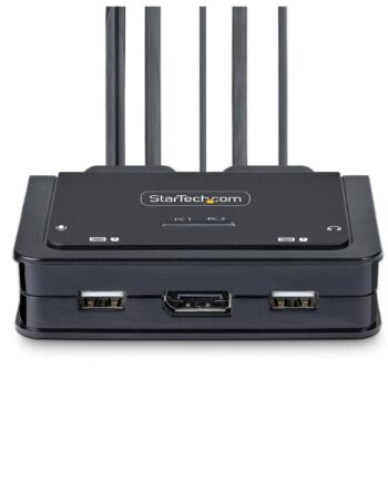 Kvm Switch Startech Port Displayport Usb Med Lyd