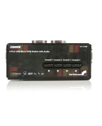 Kvm Switch Startech Port Usb Med Lyd Sv411kusb