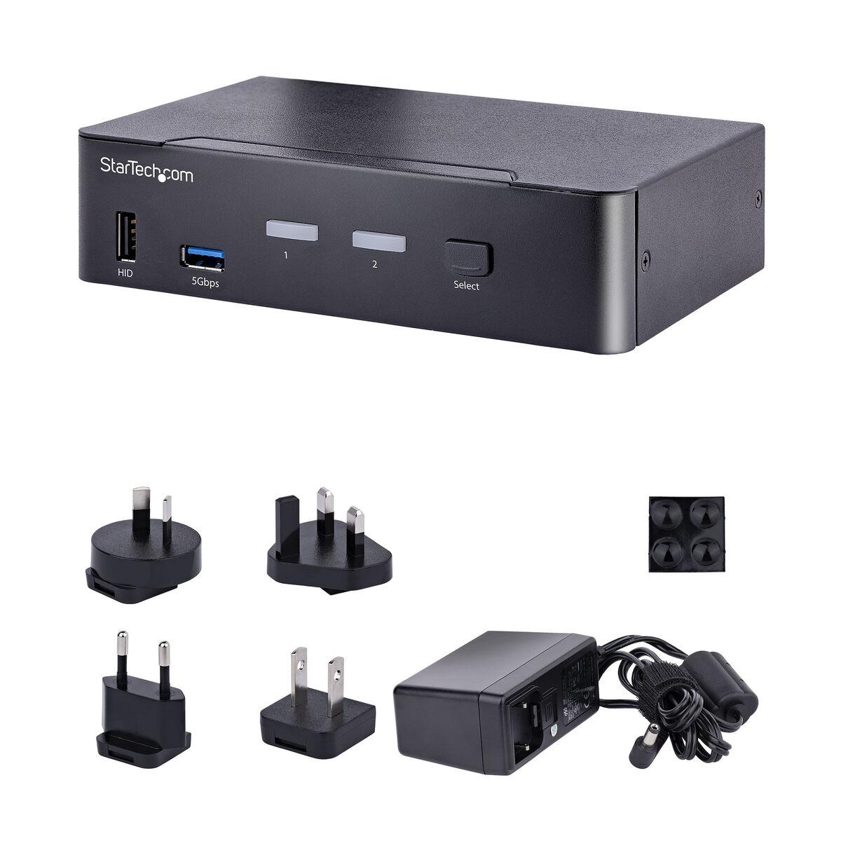 Kvm Switch Startech Sv231dpuca Porte Usbc Displayport