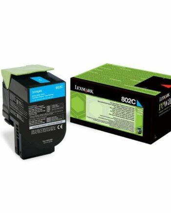 Lexmark 802c Toner Cyan Til Cx310 Cx410 Cx510