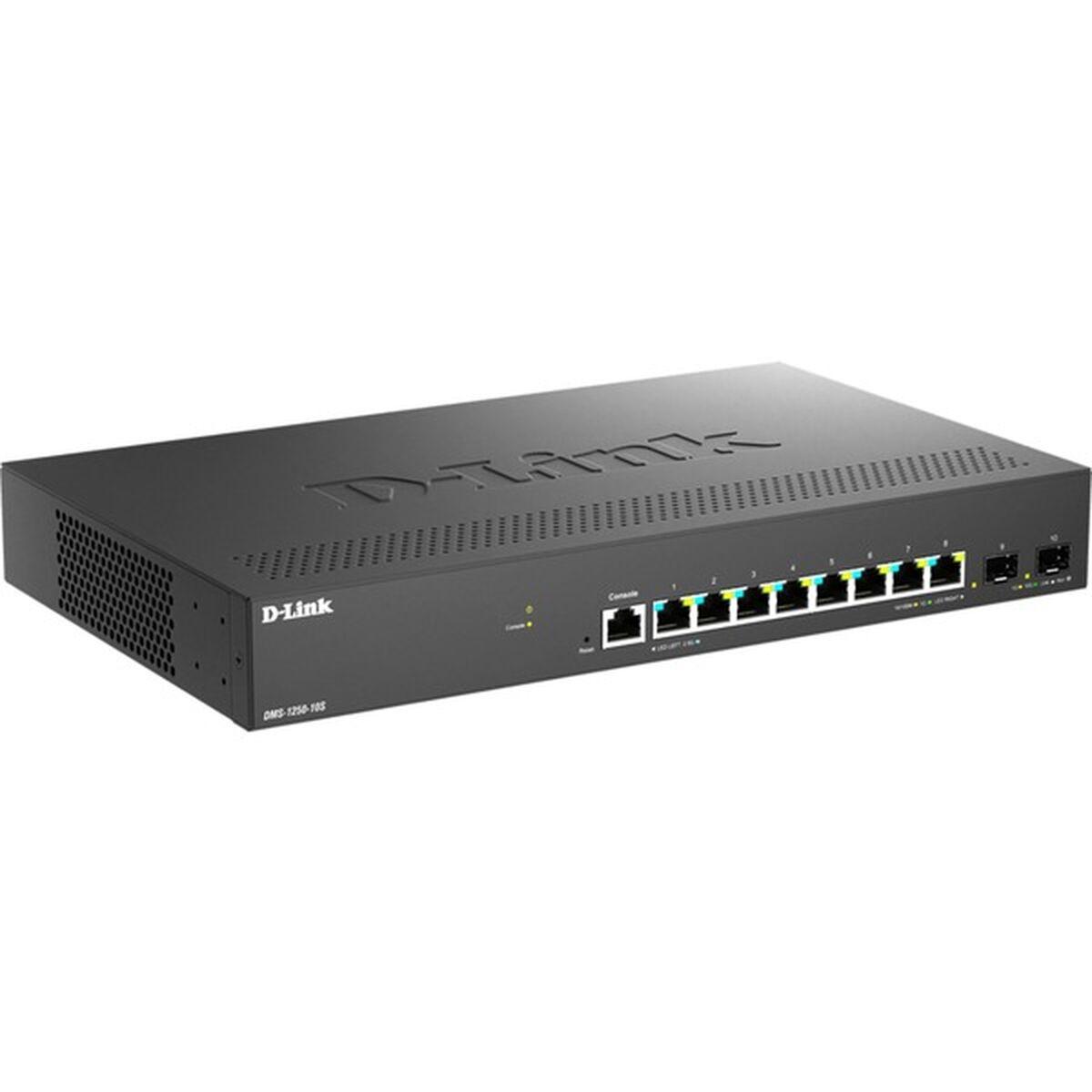 Link Dms 1250 10s Netværksswitch Sort Stik
