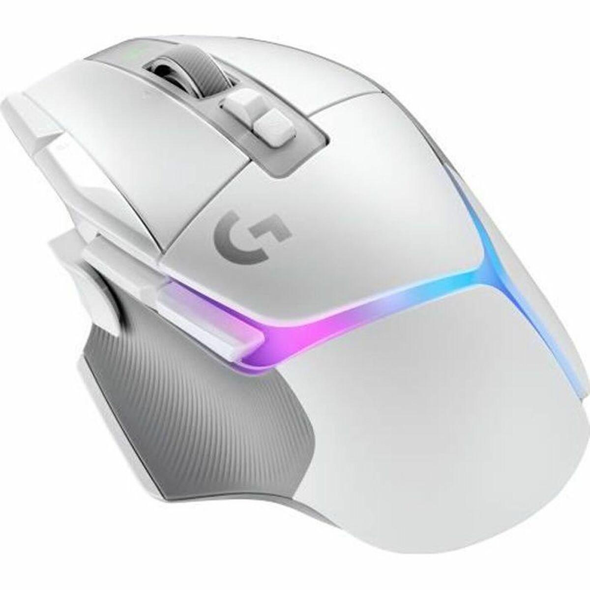 Logitech G502 Plus Trådløs Gamingmus Hvid