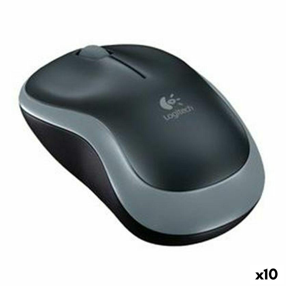 Logitech M185 Trådløs Mus Grå Pakke Med