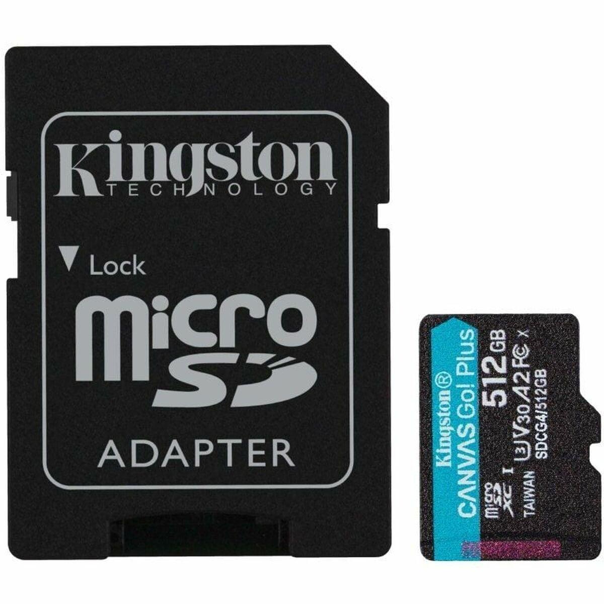 Microsd Kort Kingston Canvas Plus 512 Med Adapter
