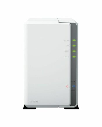 Nas Server Synology Ds223j Hvid Bay Quad Core