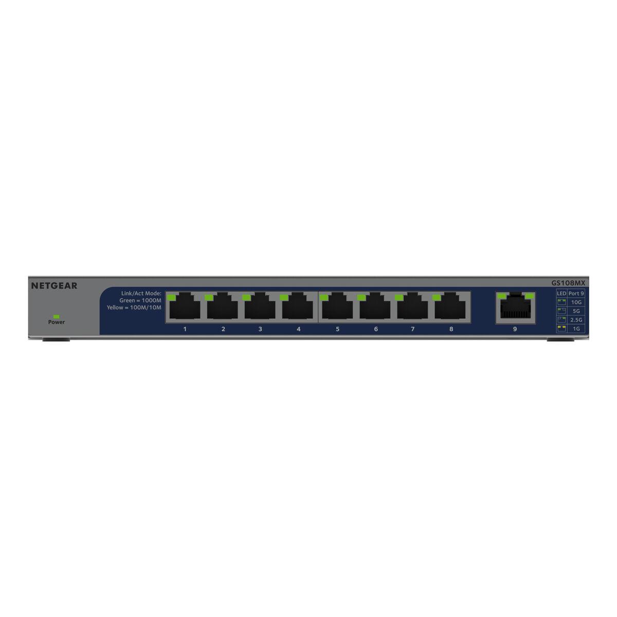 Netgear Gs108mx 100eus Port Switch Metal