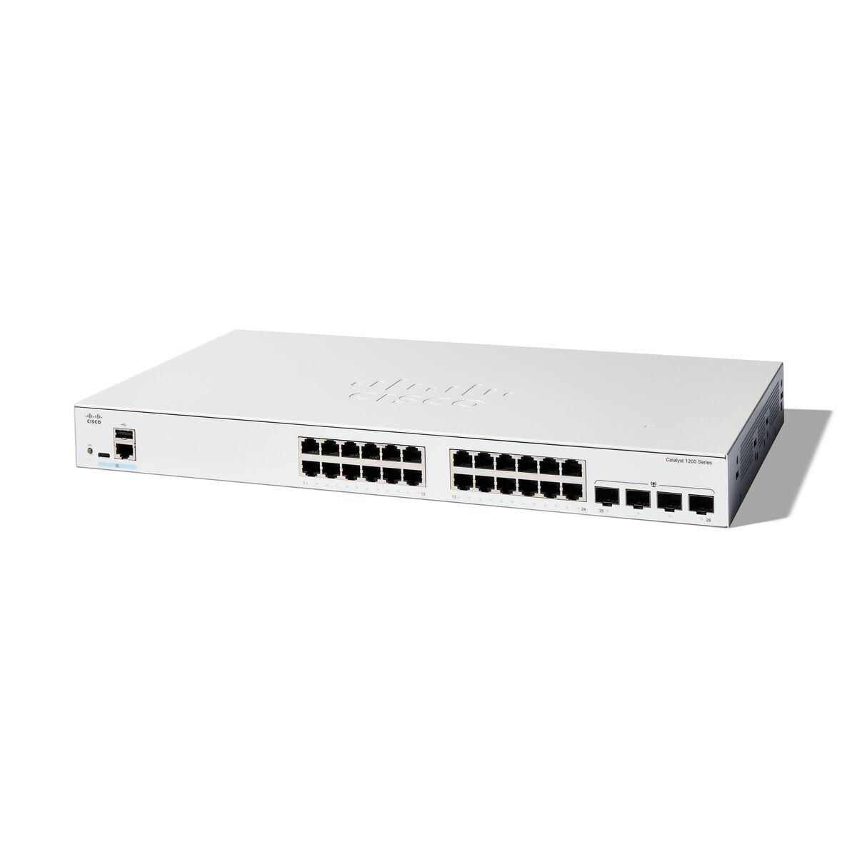 Netværksswitch Cisco C1200 24t 24x Rj45 Hvid