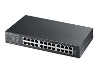 Netværksswitch Gigabit Zyxel Port Unmanaged Gs1100 24e