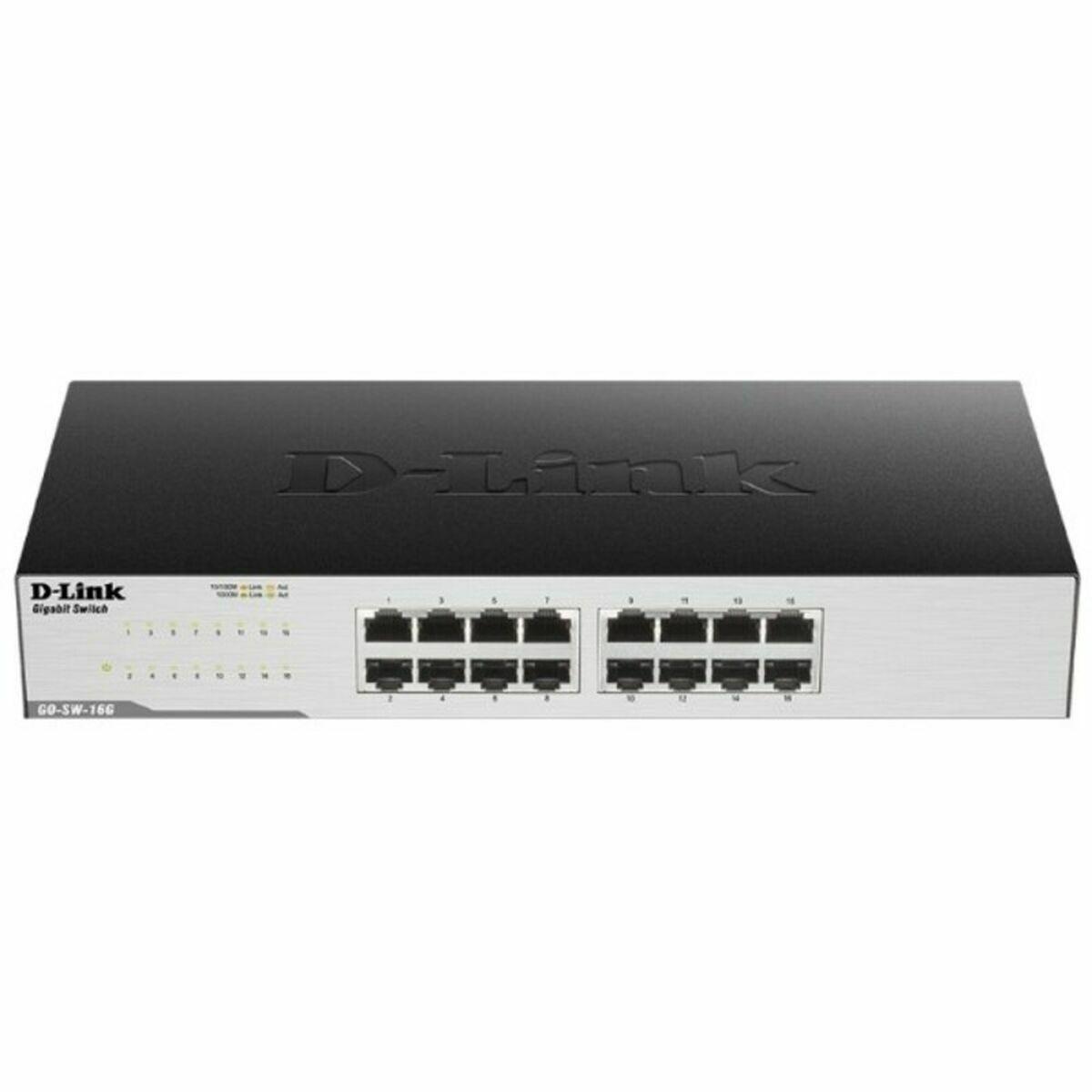 Netværksswitch Link 16g Port Gigabit Desktop