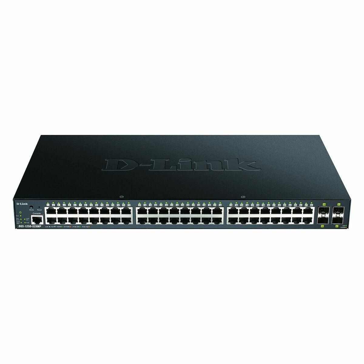 Netværksswitch Link Dgs 1250 52xmp Porte Sort