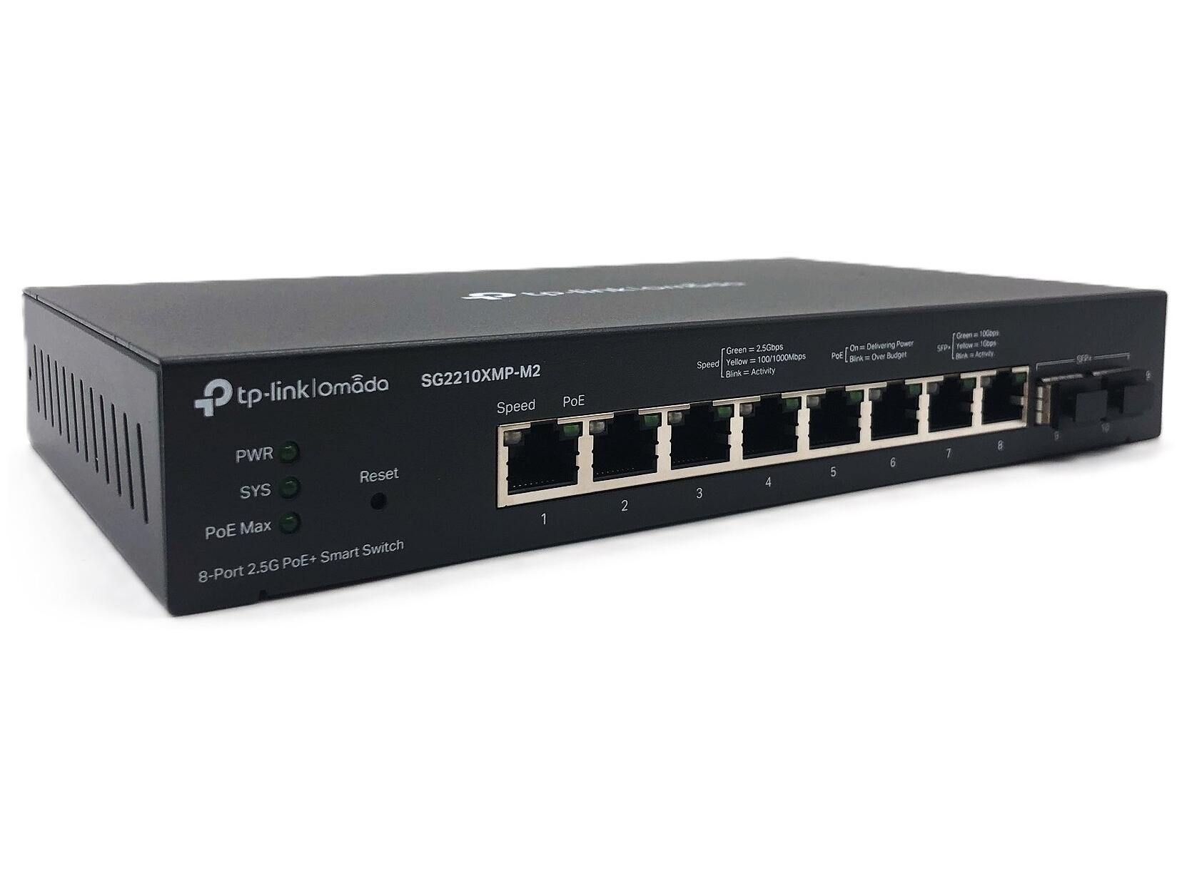 Netværksswitch Link Omada Sg2210xmp Poe 10g Sfp