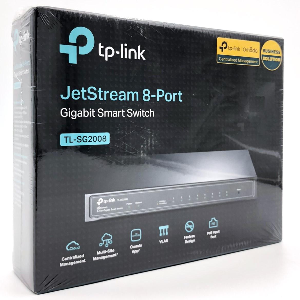 Netværksswitch Link Sg2008 Porte Gigabit Administreret