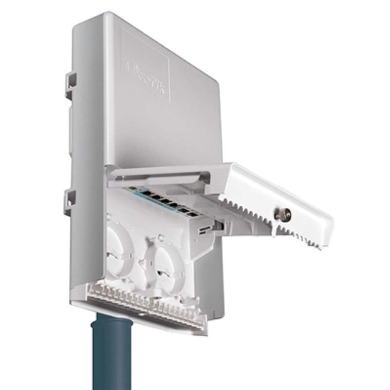 Netværksswitch Mikrotik Css610 1gi Out Hvid