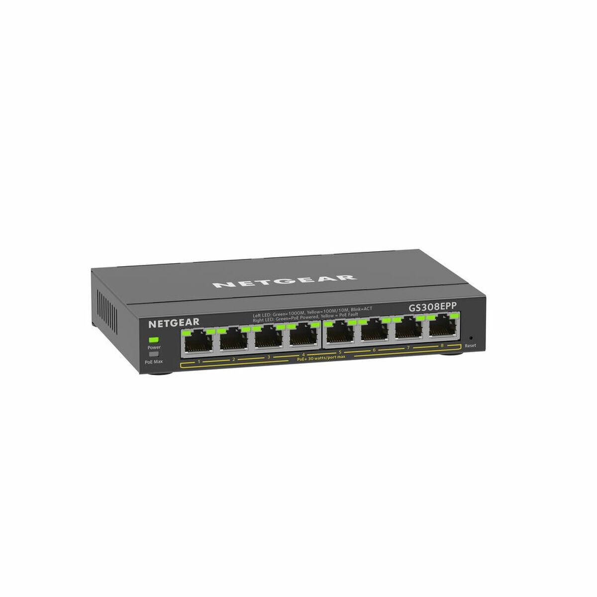 Netværksswitch Netgear Gs308epp 100pes Porte