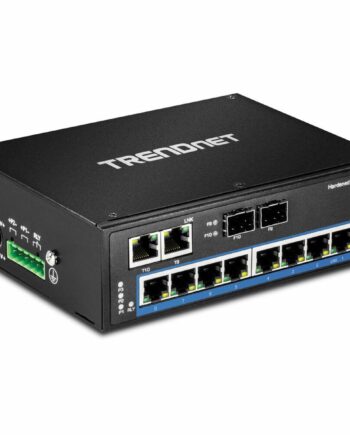 Netværksswitch Trendnet G102 Porte Metal Sort