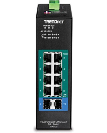 Netværksswitch Trendnet Pg102i Porte Poe Metal