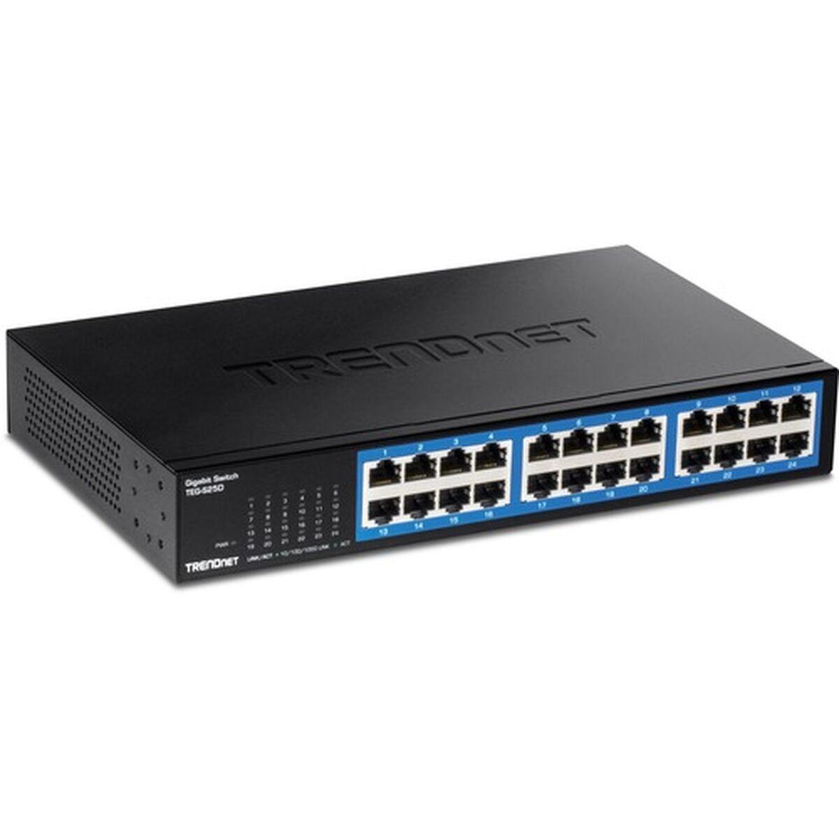 Netværksswitch Trendnet Teg S25d Porte Sort