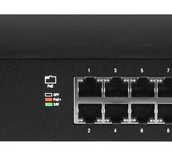 Netværksswitch Ubiquiti Edgeswitch Port Poe Gigabit Sort