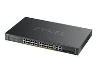 Netværksswitch Zyxel Gs2220 28hp 24x Gigabit Poe