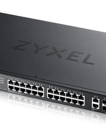 Netværksswitch Zyxel Xgs2220 Managed Gigabit 100 1000 Sort