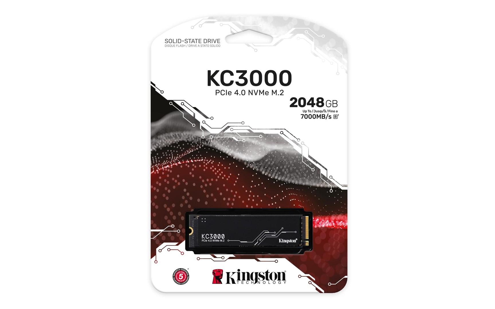 Nvme Ssd Kingston Kc3000 2280 Pcie