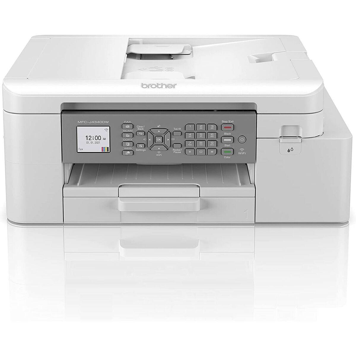 Printer Med Scanner Brother Mfc J4340dw Hvid Wifi