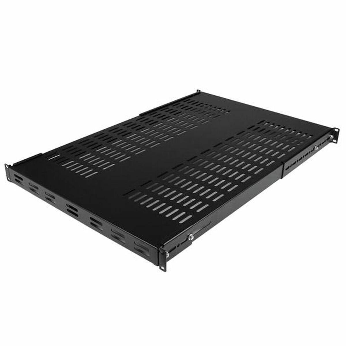 Rack Hylde Startech Fast Ventilationsbakke Sort