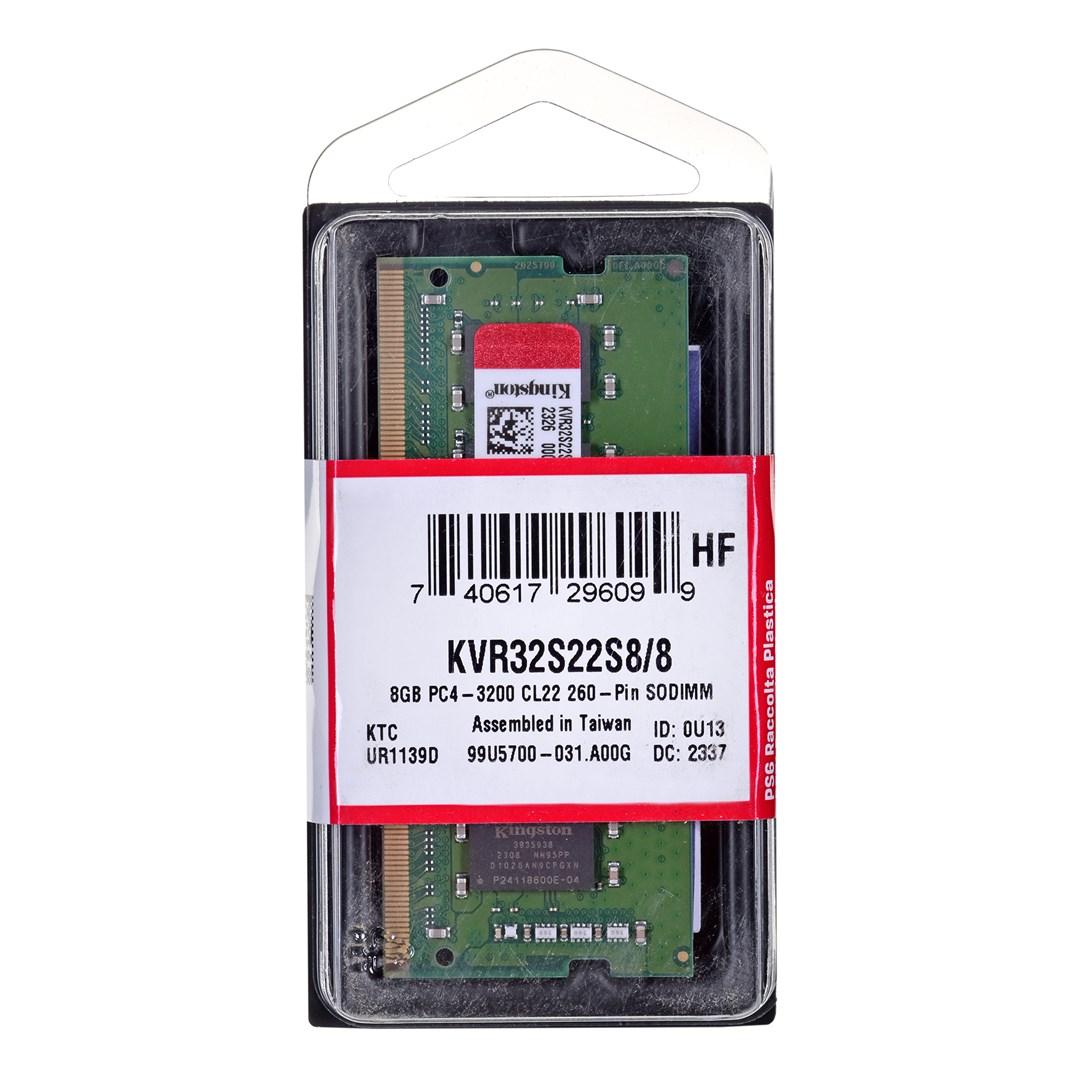 Ram Til Bærbar Kingston Valueram Ddr4 3200 Mhz Sodimm