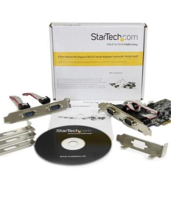 Seriel Controllerkort Startech Pcie 232 Porte Pex4s553