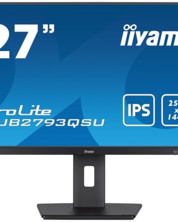 Skærm  Iiyama Prolite Xub2793qsu Wqhd Ips 100 Sort