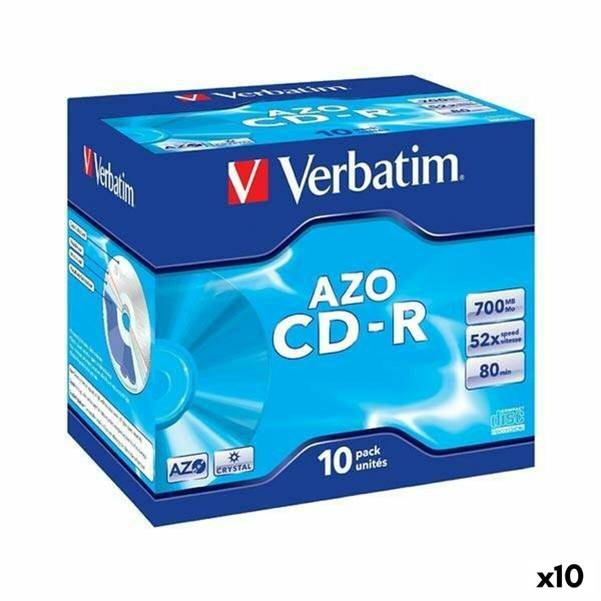 Skiver Verbatim Azo 700 52x Pak