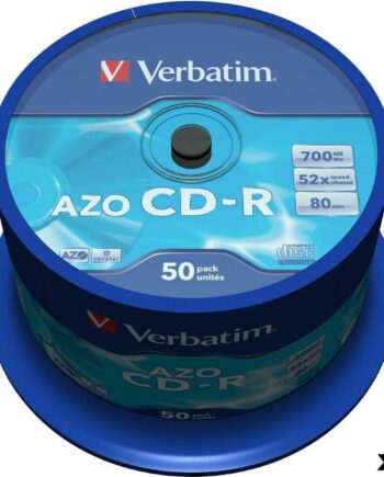 Skiver Verbatim Azo 700 52x Spindel Med Pakker