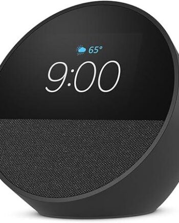 Smart Vækkeur Med Skærm Amazon Echo Spot 2024 Sort