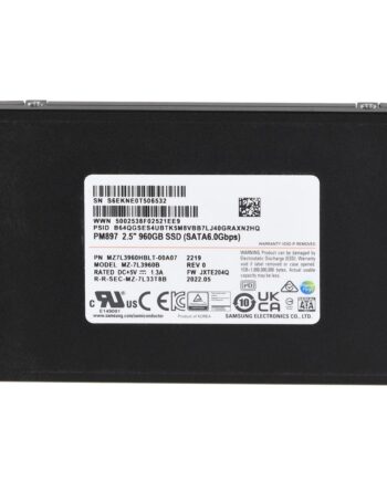 Ssd Harddisk Samsung Pm897 960  Sata Dwpd