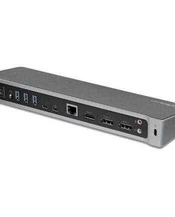 Startech Usb Dockingstation Dk30ch2depue Sort Sølv 100