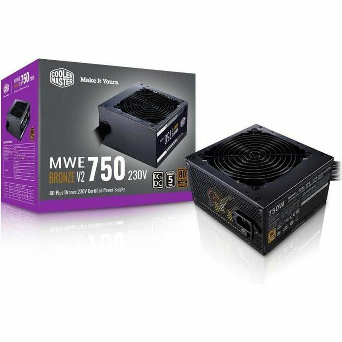 Strømforsyning Cooler Master Mwe Bronze 750 Atx Plus Bronze