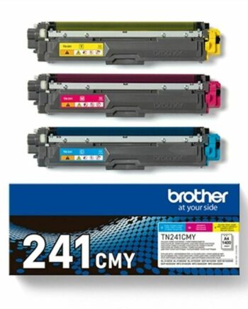 Toner Brother 241cmy Cyan Magenta Gul Originalt Pak